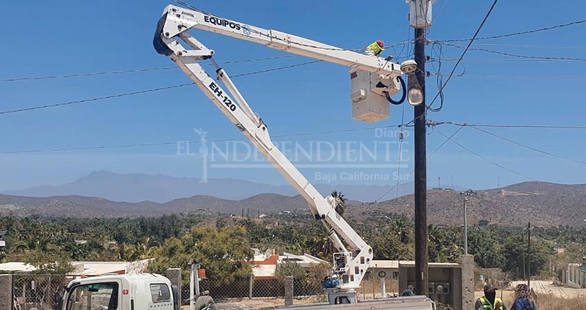 Se han rehabilitado 186 luminarias en las comunidades del municipio