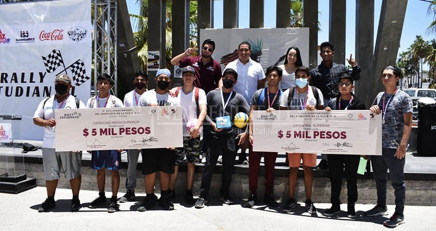 Con gran éxito se celebró en La Paz el “1er. Rally Estudiantil”