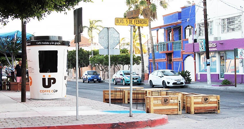 En la polémica “Parklet”, el nuevo proyecto piloto del Ayuntamiento de La Paz