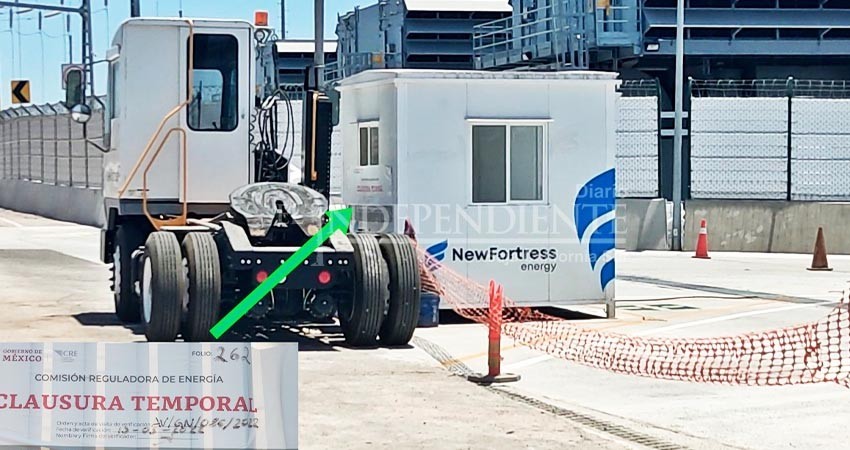 Violenta ley… New Fortress Energy oculta sellos de clausura de la CRE