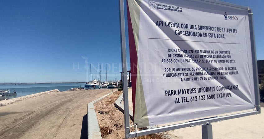 Cierran última rampa pública de botado en La Paz; fue concesionada a una empresa privada