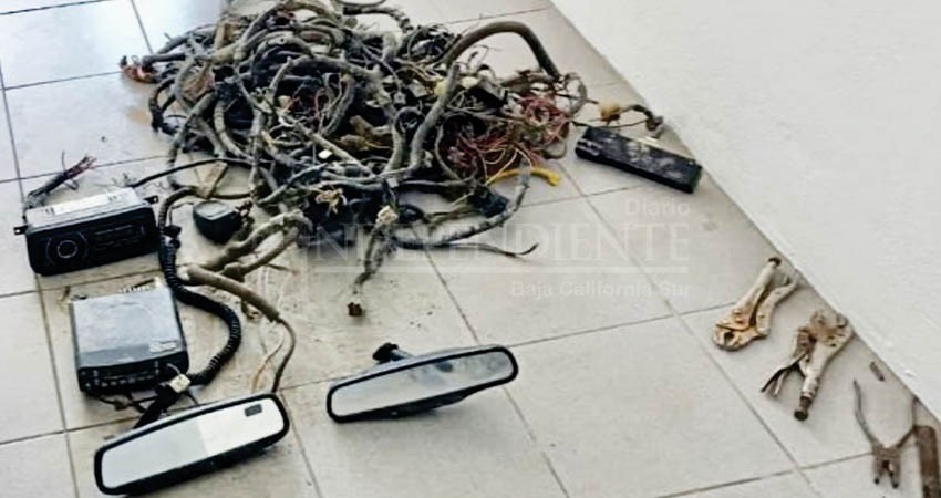 Amante de lo ajeno, robaba piezas automotrices del corralón municipal