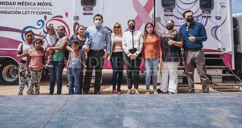 Recibe Ayuntamiento de La Paz en comodato una Unidad Médica Móvil