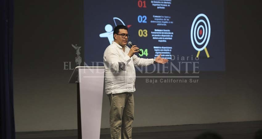 A través de capacitaciones, el Gobierno de Los Cabos trabaja para prevenir la “Desaparición forzada, retención ilegal e incomunicación”