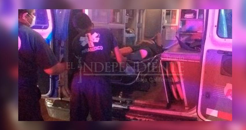 Grave motociclista al caer del su vehículo en El Carrizal