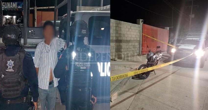 Con motocicleta robada fue detenida una persona en Cabo San Lucas