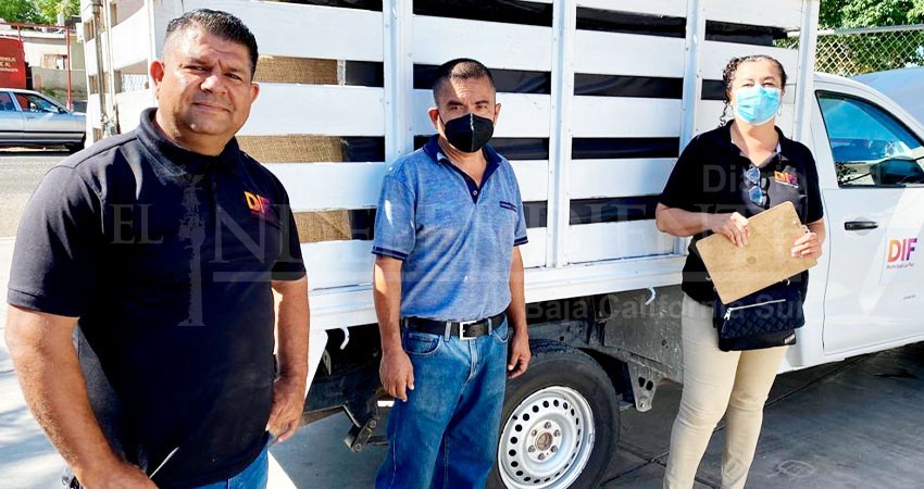 Inicia DIF La Paz entrega de colchones en la zona rural