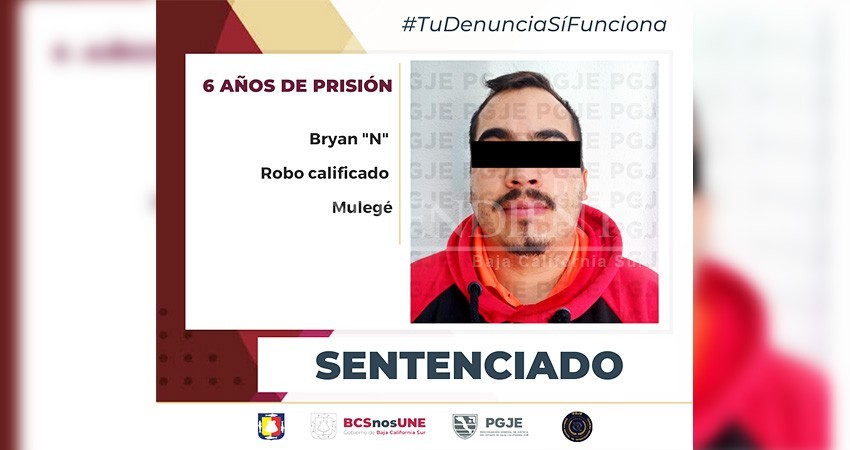Por robo calificado Brayan “N” pasará más de 6 años en prisión