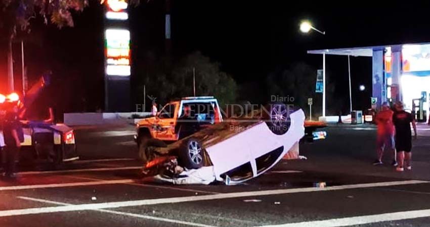 En hora y media se registraron dos accidentes en el cruce de Cima y Pino Payas