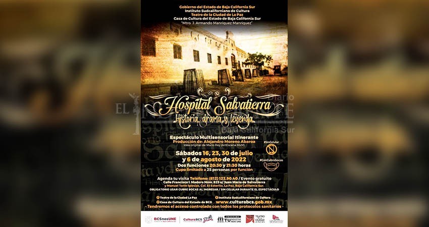 Invitan a espectáculo multisensorial itinerante sobre historia de hospital Salvatierra