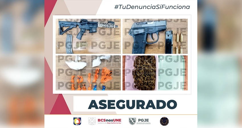 Realiza PGJE cateo en casa col. los Olivos en La Paz