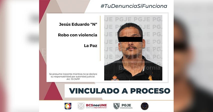 Queda en prisión preventiva por robo con violencia a establecimiento comercial
