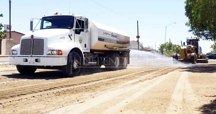 Ya se utilizará agua tratada en obras de pavimentación para La Paz: SEPUIMM