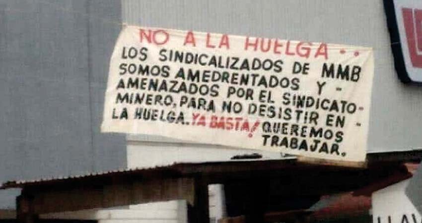 Directivos de El Boleo fomentan el divisionismo para romper la huelga: Sindicato Minero