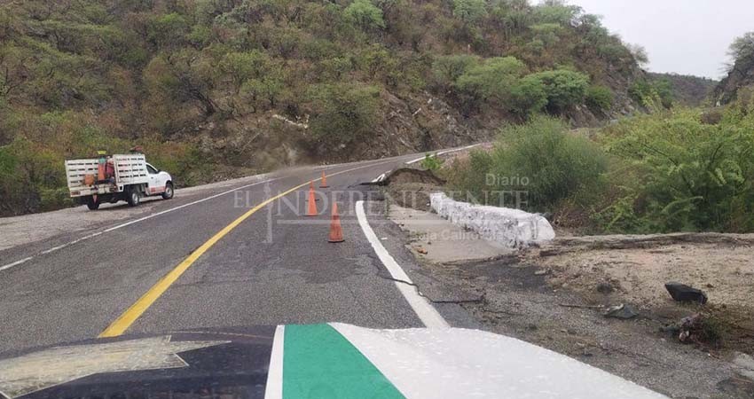 Lluvias en BCS provocan corrida de arroyos y derrumbes: PC