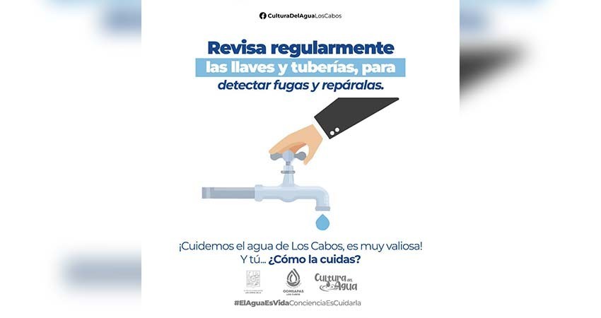 ¿Qué podemos hacer para ahorrar agua en casa? Oomsapas Los Cabos te comparte algunos consejos para cuidarla