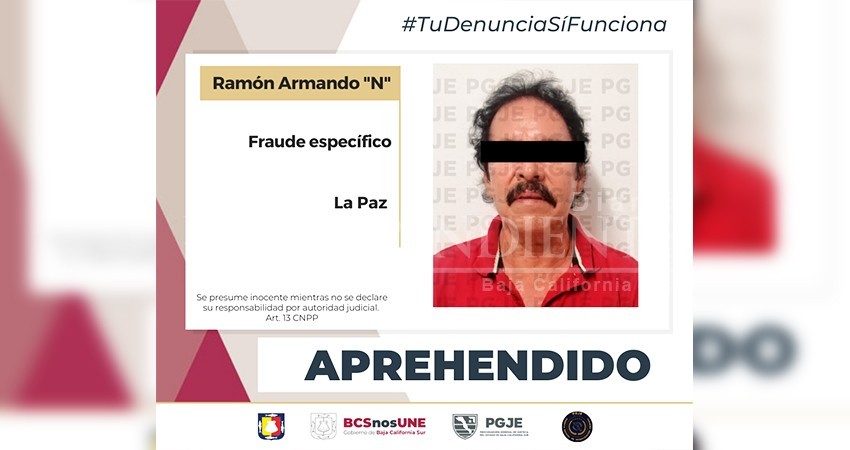 Cumplimenta PGJE orden de aprehensión contra imputado por fraude