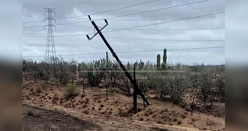 Puerto San Carlos registró el mayor daño a la red eléctrica por Kay;  tardarán 2 días en restablecer el servicio