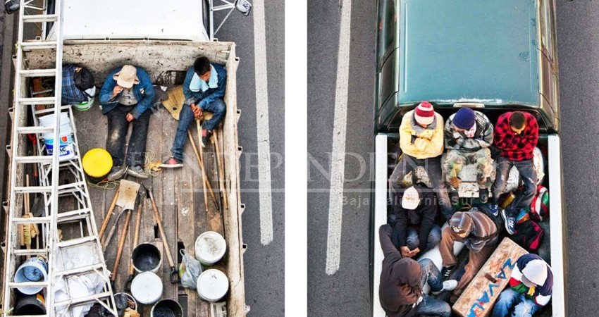 Multas a los "auto sardina" que transporten trabajadores de forma insegura