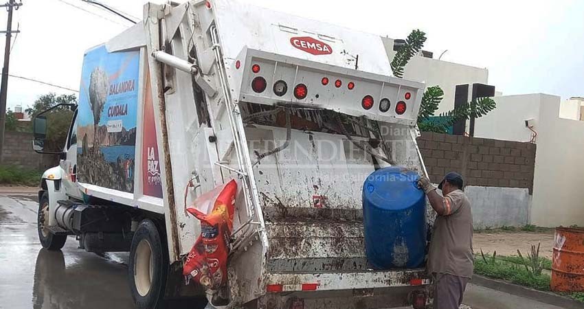 Regularizado al 95% el servicio de recolección de basura en La Paz