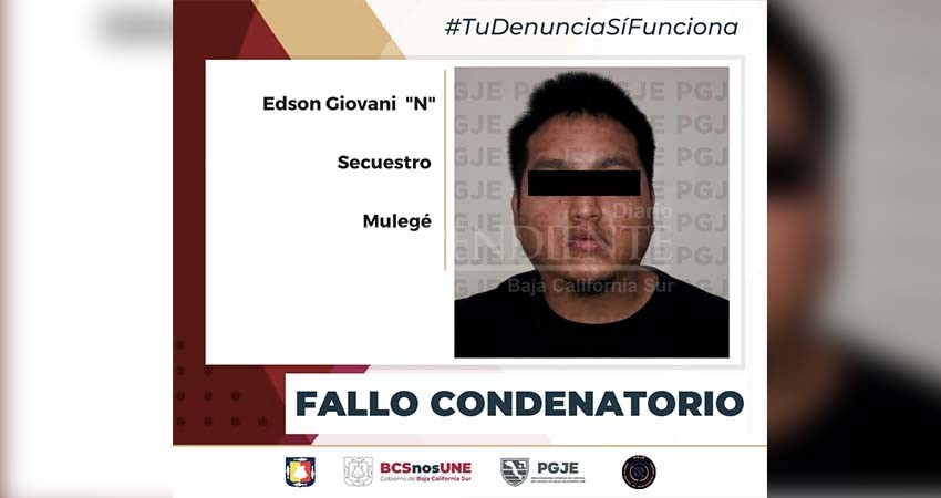 Por secuestro obtiene condenan a Edson Giovani “El Chuky”