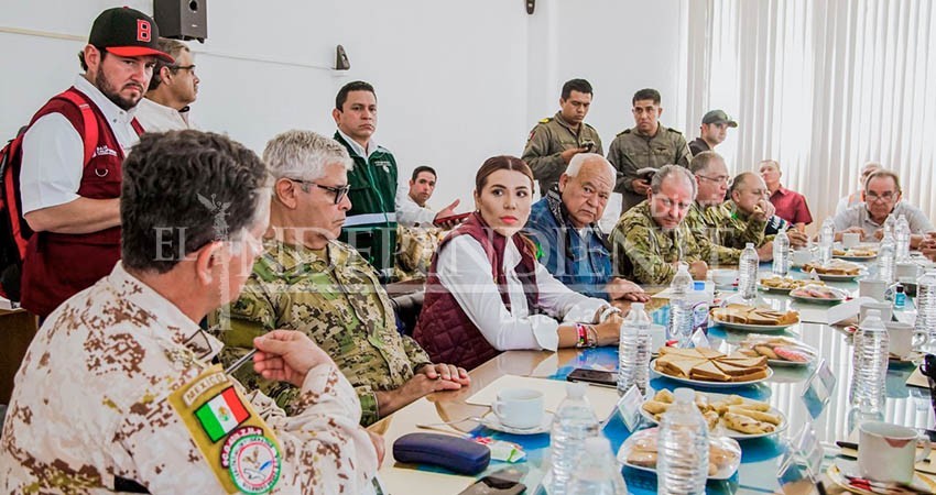 Secretarios de Estado realizan visita a zonas afectadas de BCS y BC