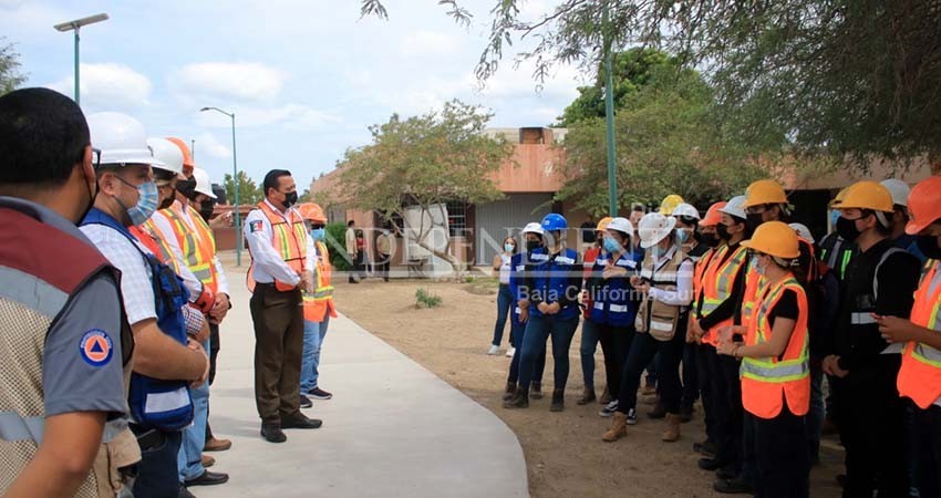 Participa UABCS en el Macro Simulacro Nacional 2022