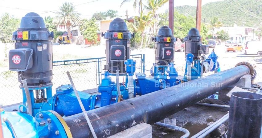 Con una inversión de más de 6.5 mdp se logra la rehabilitación de base de rebombeo en La Paz