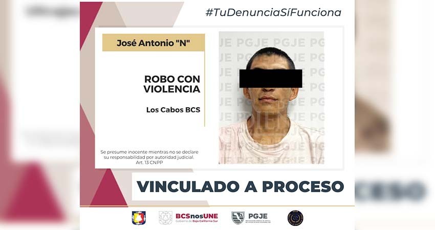 Queda en prisión preventiva por robo con violencia a establecimiento comercial