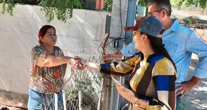 Continúa la Alcaldesa con la supervisión del suministro de agua en Villas de Guadalupe