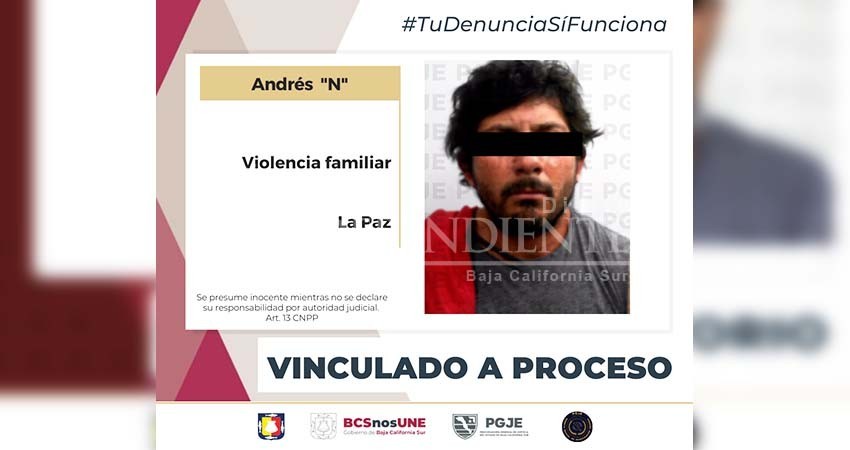 Por violencia familiar equiparada Armando “N” es vinculado a proceso