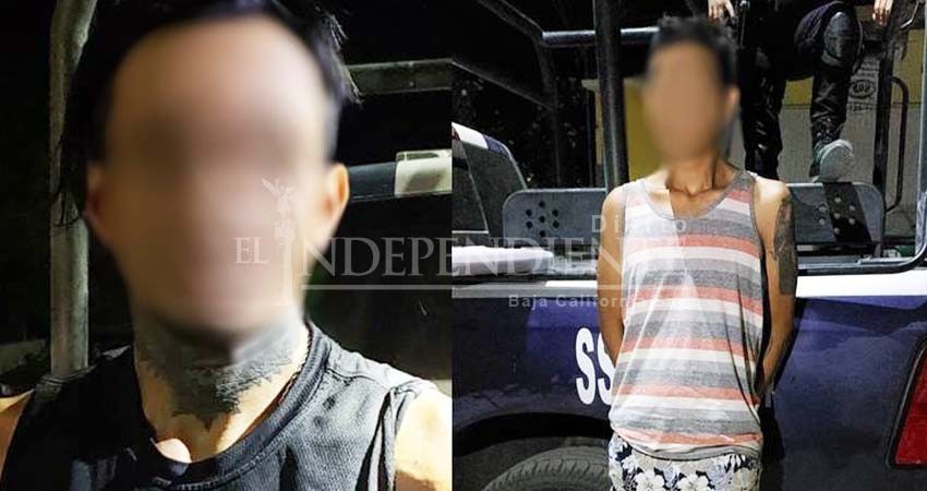 Por los delito de lesiones y contra la salud, detiene policía estatal a dos personas