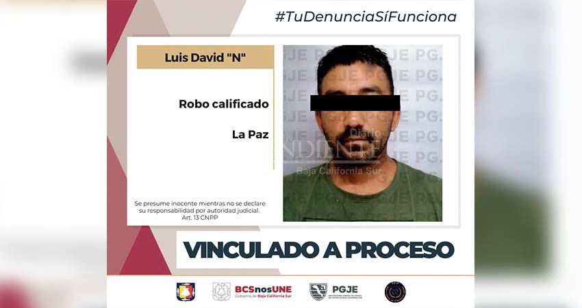 Logra PGJE vinculación a proceso de un hombre por robo en vivienda