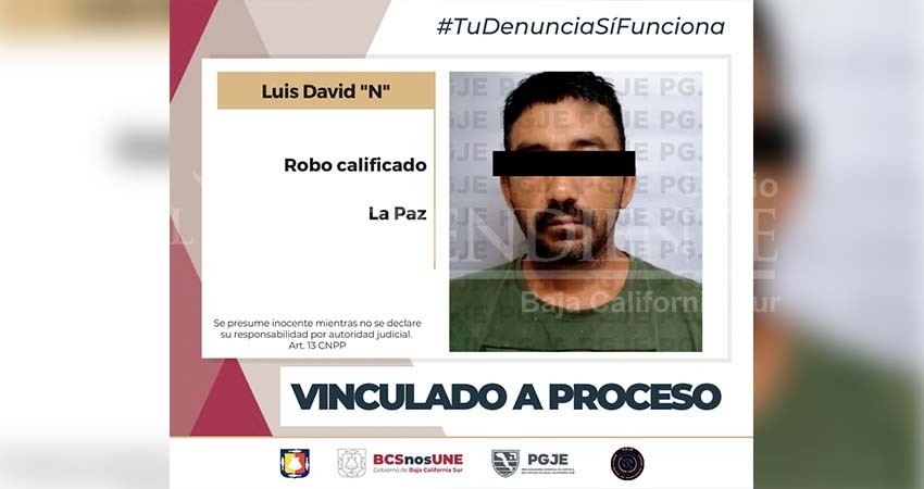 Vinculan a proceso a Luis David “N” por robo en vivienda