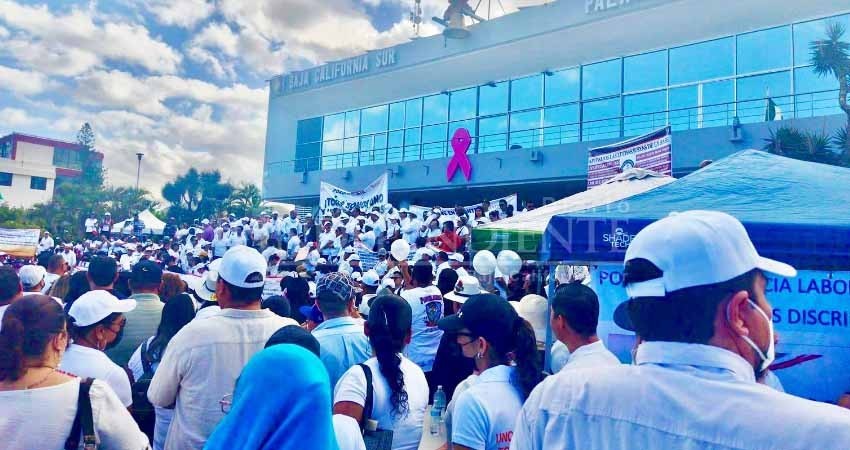 Continúa el paro magisterial en BCS