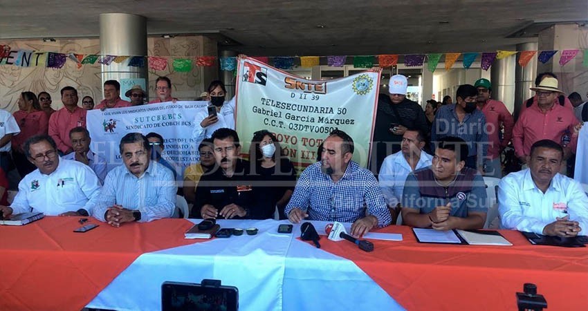 Sindicatos en BCS se unen para exigir al ISSSTE infraestructura y atención de calidad