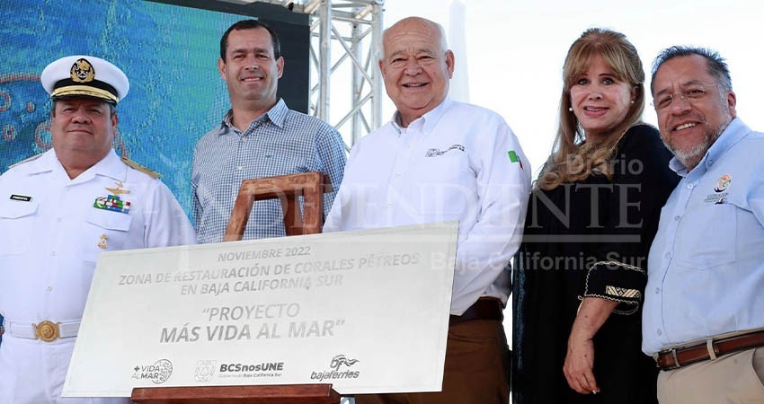 Atestigua el gobernador Castro Cosío el lanzamiento de “Más vida al mar”
