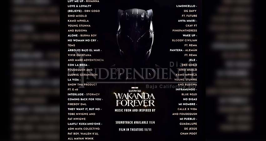 Alemán forma parte de la banda sonora de Black Panther