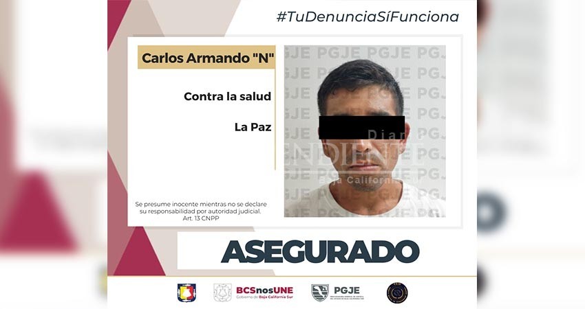 Fue detenido “El Shrek” con droga en La Paz