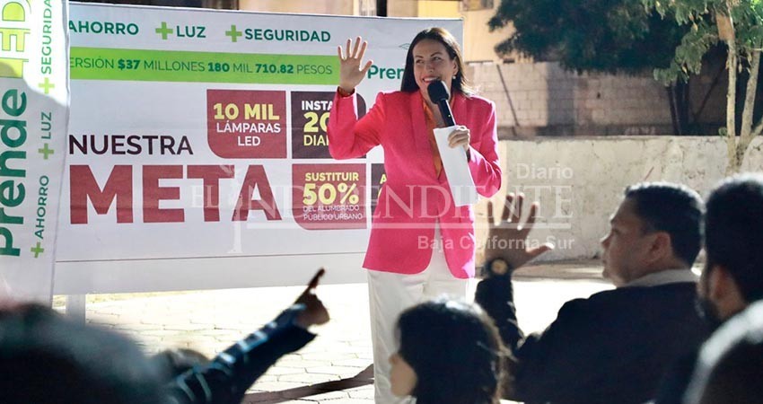 Beneficia Programa PrendeLed a 2,713 personas en la colonia Puesta del Sol