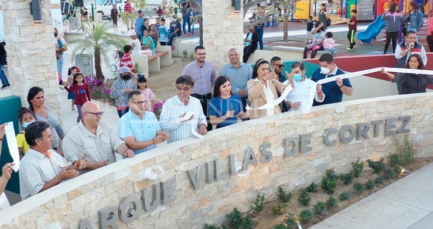 Antes de concluir 2022, Oscar Leggs Castro entregó obras de Infraestructura social incluida la rehabilitación del parque integral Villas de Cortez