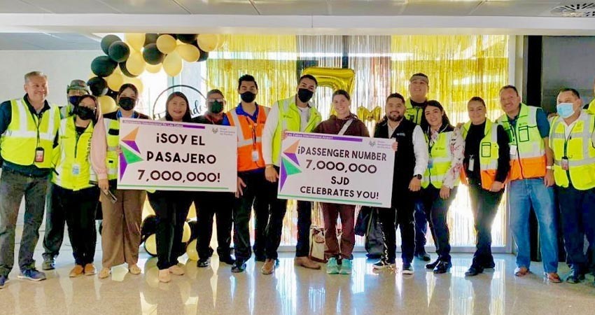Para cerrar el año, Los Cabos supera la llegada aérea de 7 millones de pasajeros