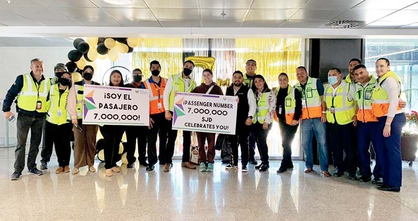 Previo a cerrar el 2022, Los Cabos superó la llegada aérea de 7 millones de pasajeros