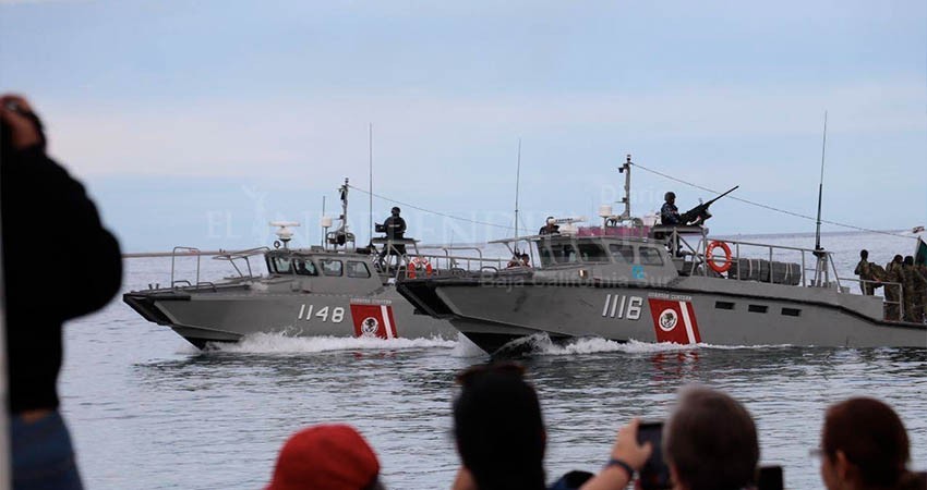 MARINA lleva a cabo ejercicios de búsqueda y rescate marino en La Paz