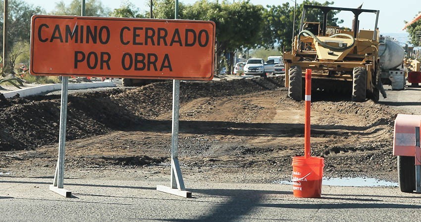 Continúa SEPUIMM con reencarpetado del bulevar Forjadores de Sudcalifornia