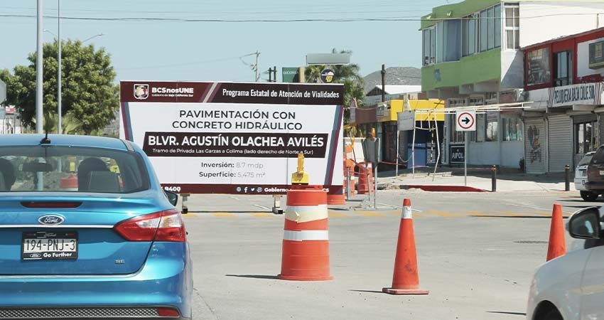 A finales de enero se abrirá a la circulación parte del bulevar Agustín Olachea