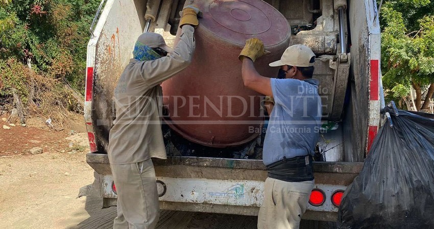 Más de 5 mil toneladas de basura retiró Servicios Públicos durante el mes de diciembre en Los Cabos