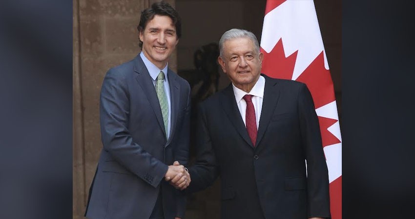 Acuerda López Obrador con Trudeau hablar con IP de Canadá sobre inconformidades