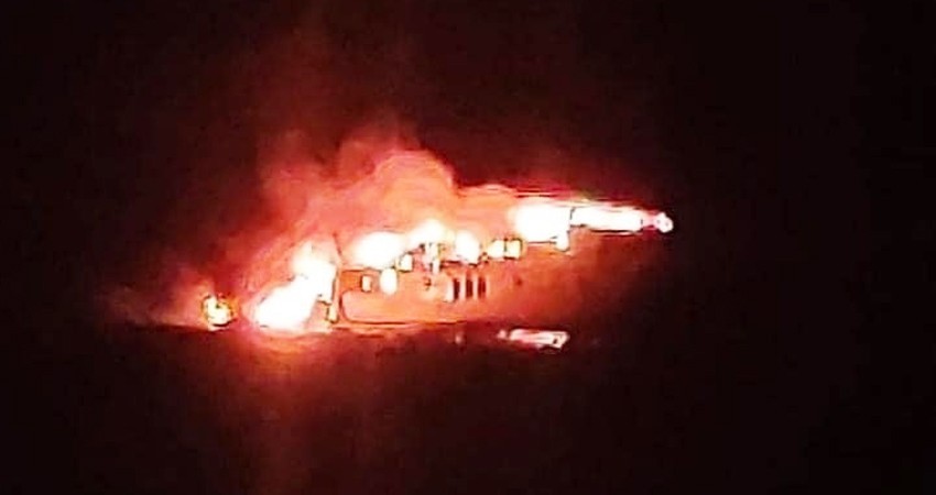 FGR vinculó a proceso a Rafael “N” por el yate incendiado en Balandra