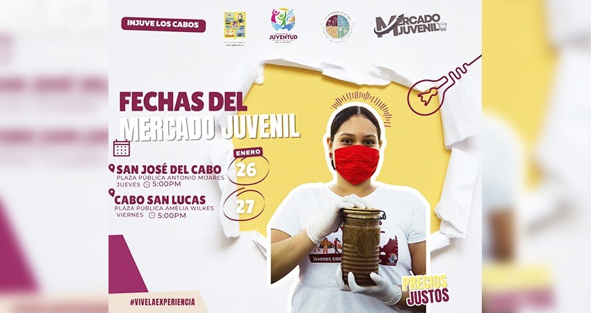 Invitan a consumir los productos que ofertan jóvenes emprendedores en el “Mercado Juvenil”